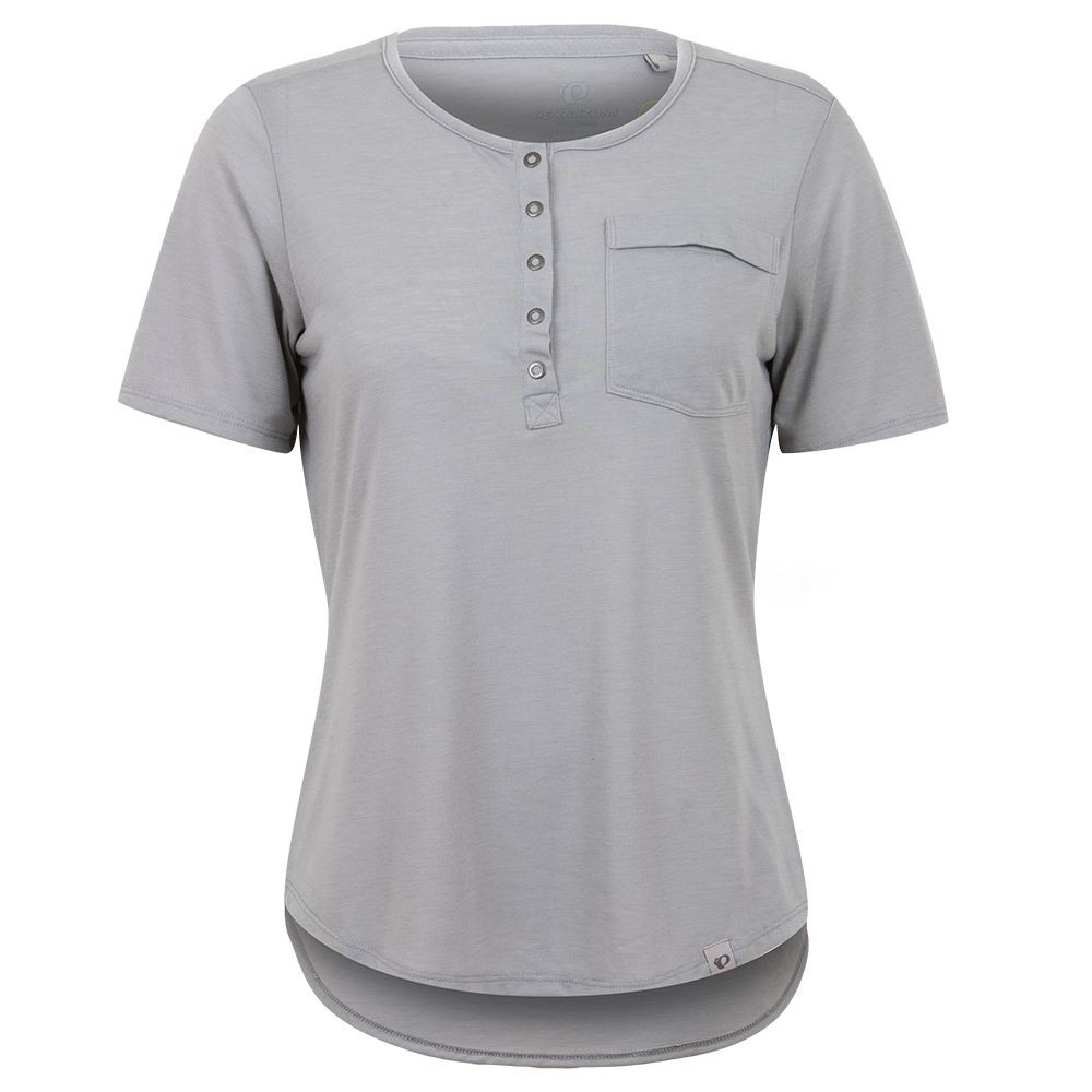 Women's Rove Tech Henley Long Sleeve Shirt - Moisture Wicking & Breathable Activewear for Hiking, Yoga & Outdoor Adventures