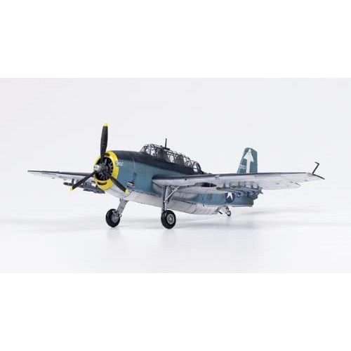 1/48 Scale TBM-3 Avenger Model Kit - USS Bunker Hill WWII Aircraft - Detailed Plastic Model for Collectors & Hobbyists - Perfect for Display, Military History Enthusiasts & Scale Model Building Projects