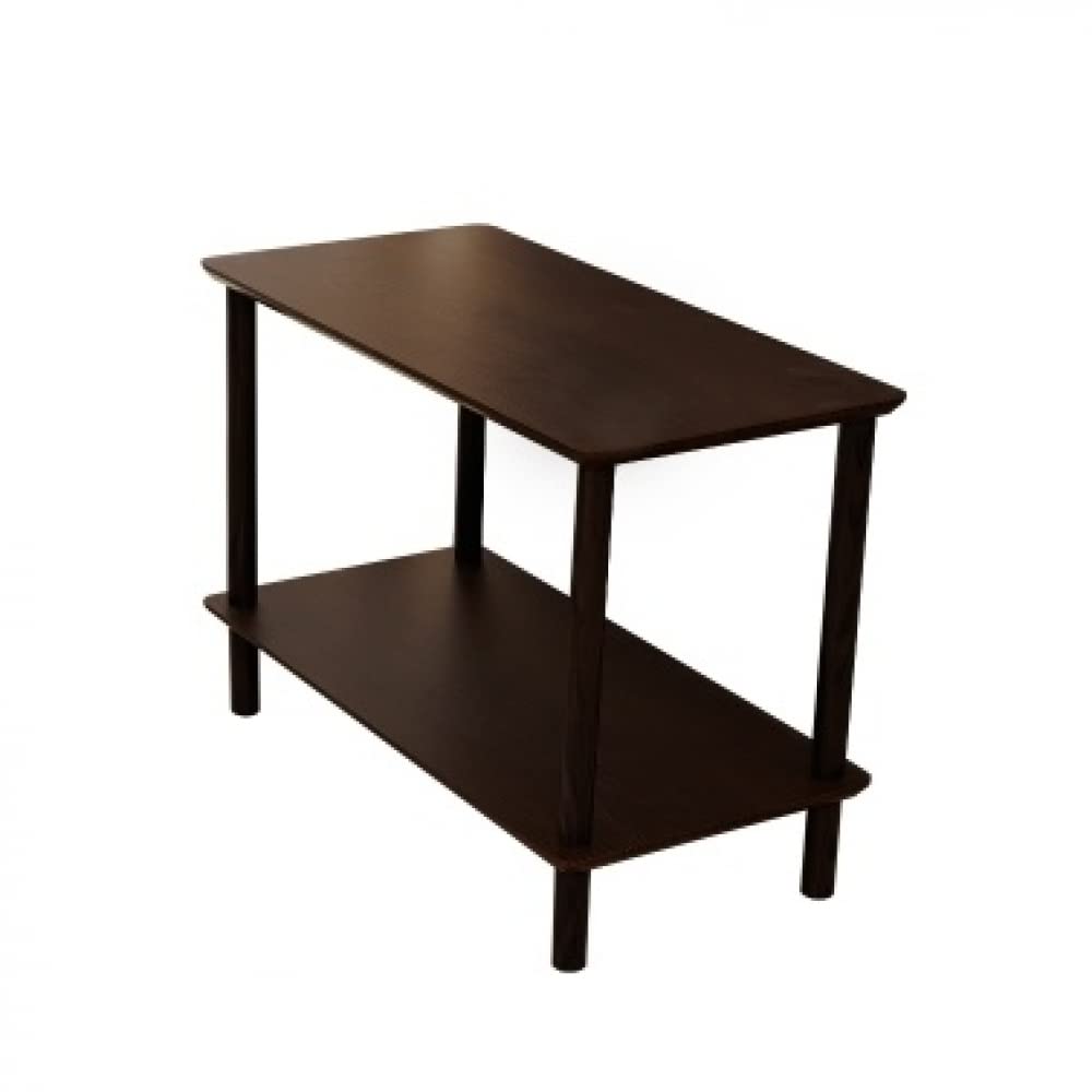 MengK 2-Tier End Table - Modern Coffee Side Table & Nightstand - 15.7