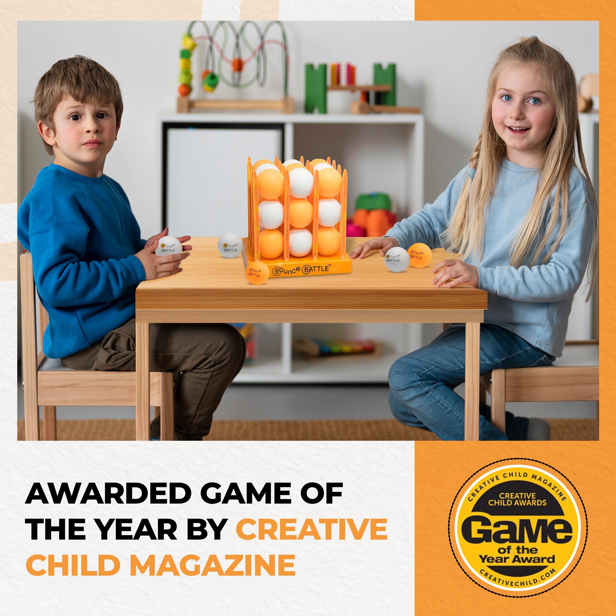 Multiplayer Marble Game Set for Kids & Adults - Fun Bounce Ball Battle Games with Multiple Styles - Ultimate Family Board Game - Perfect Gift for Teenage Boys & Girls - Great for Family Game Nights, Birthday Parties & Indoor Activities