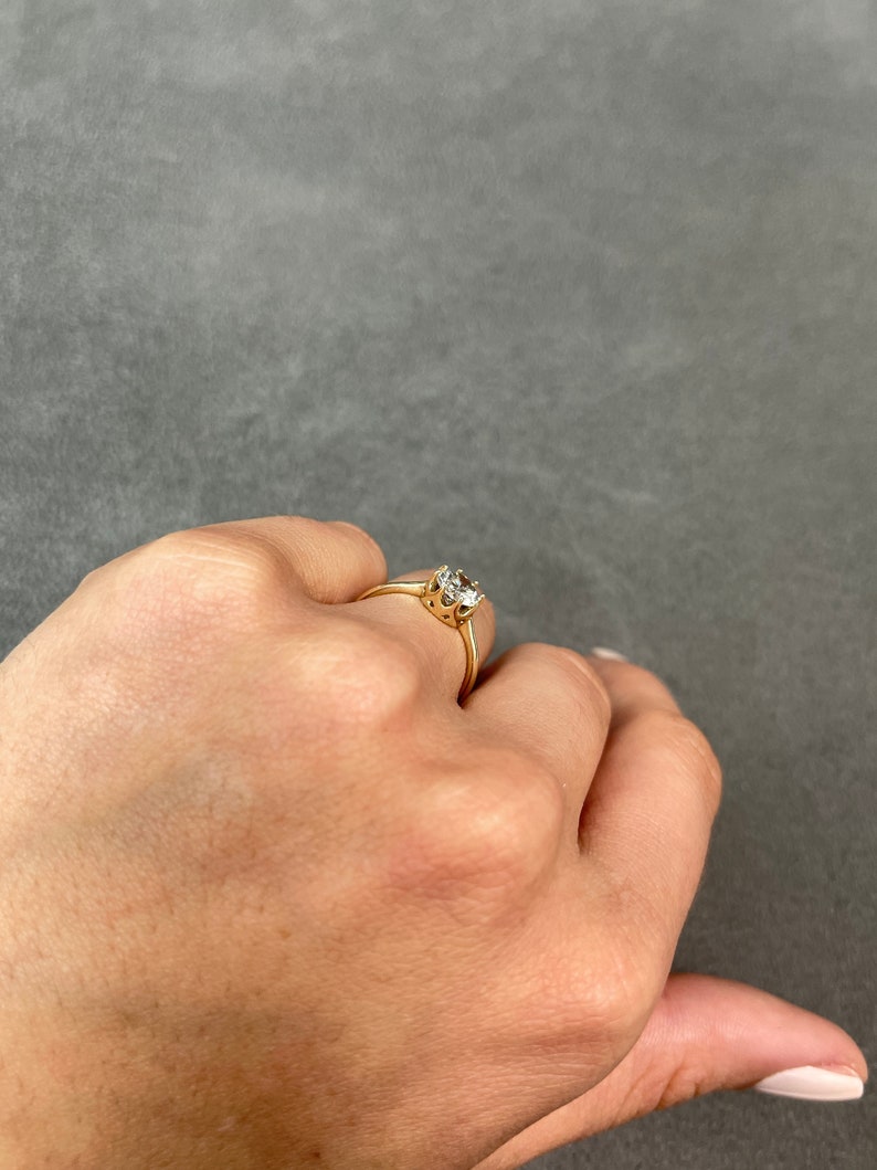 1.05 Carat Natural Diamond Swiss Cut Solitaire Engagement Ring 14K White Gold - Elegant Wedding Proposal Jewelry for Her, Anniversary Gift, Bridal Ring, Promise Ring