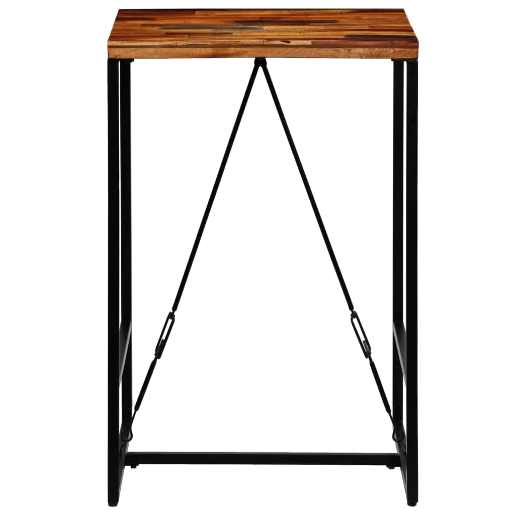 Solid Reclaimed Wood Bar Table 27.6