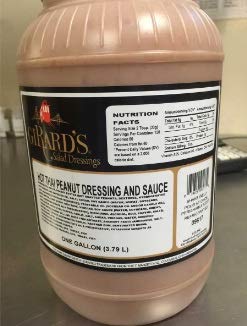 Premium Thai Peanut Dressing & Sauce - 1 Gallon Bulk Size (2-Pack Case) - Perfect for Salads, Noodles, Spring Rolls & Asian Cuisine