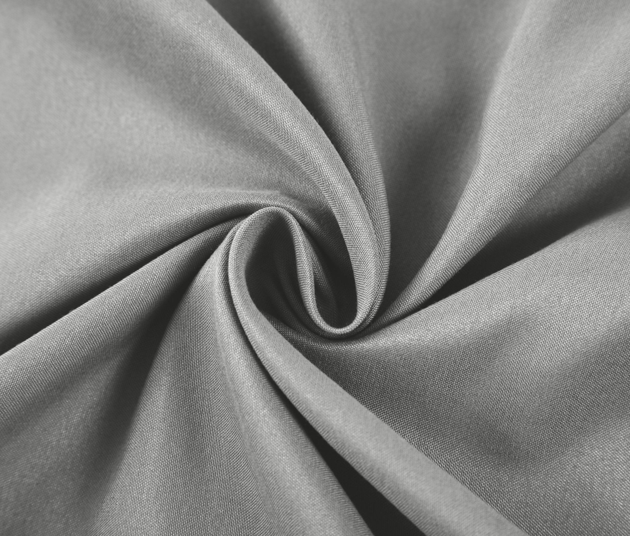 2000 Thread Count Bamboo Cooling Sheet Set - Ultra Soft Queen Size Bed Sheets for Hot Sleepers, Breathable & Hypoallergenic - Mid Grey Luxury Bedding for Summer & All Seasons Use
