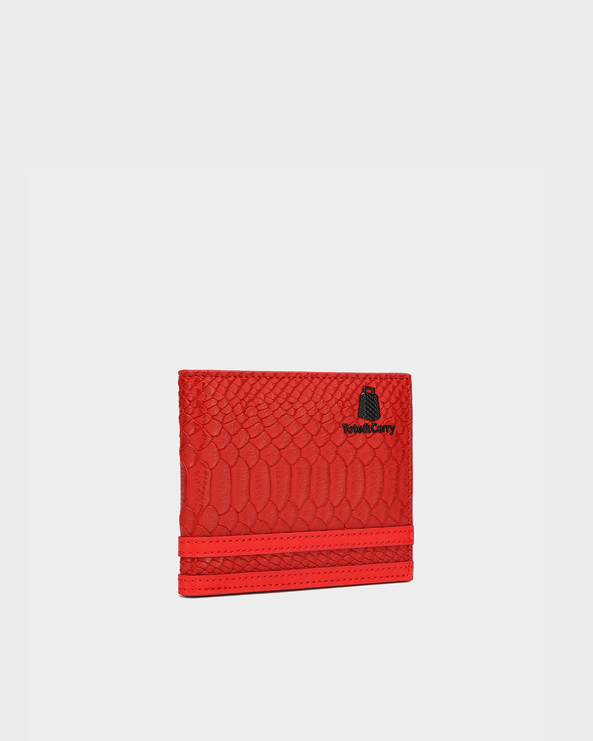 Apollo 1 Genuine Leather RFID Blocking Wallet for Men - Slim Bifold Credit Card Holder with Cash Pocket (Red) | Perfect for Everyday Carry, Travel & Business