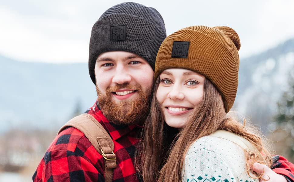 Soft & Stretchy Unisex Beanie Hats - Warm Knit Skull Cap with Cuffed Design for Men & Women | Perfect for Winter Sports, Outdoor Activities & Casual Wear