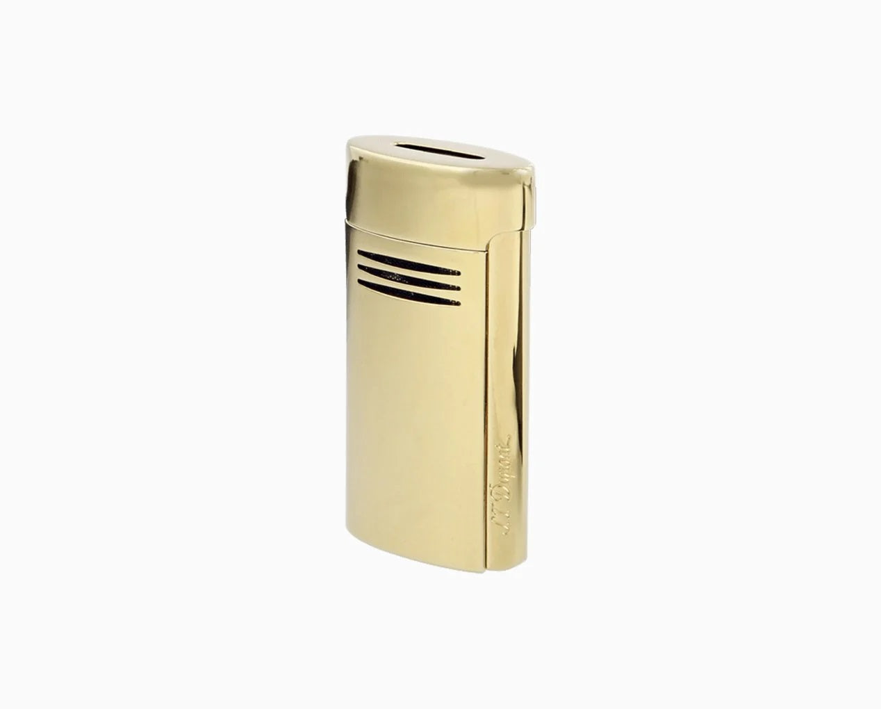 Premium S.T. Dupont Megajet Gold Plated Cigar Lighter - Windproof Butane Torch for Cigars, Perfect for Outdoor Smoking, Gifts & Luxury Collectibles