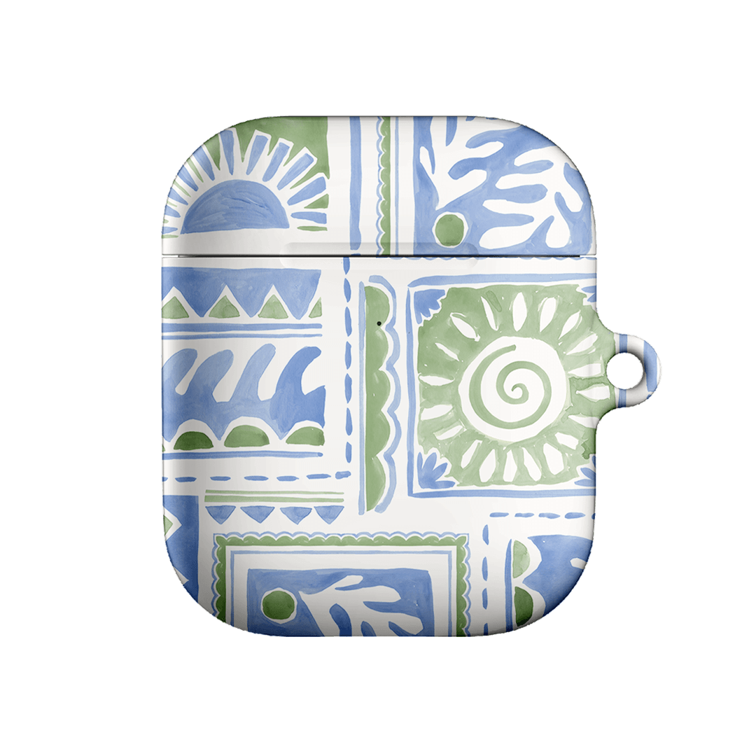 Sage Suns AirPods Case - Protective Cover for AirPods 1/2/3/Pro with Keychain - Durable Shockproof Silicone Case for Apple AirPods - Perfect for Gym, Travel & Everyday Use