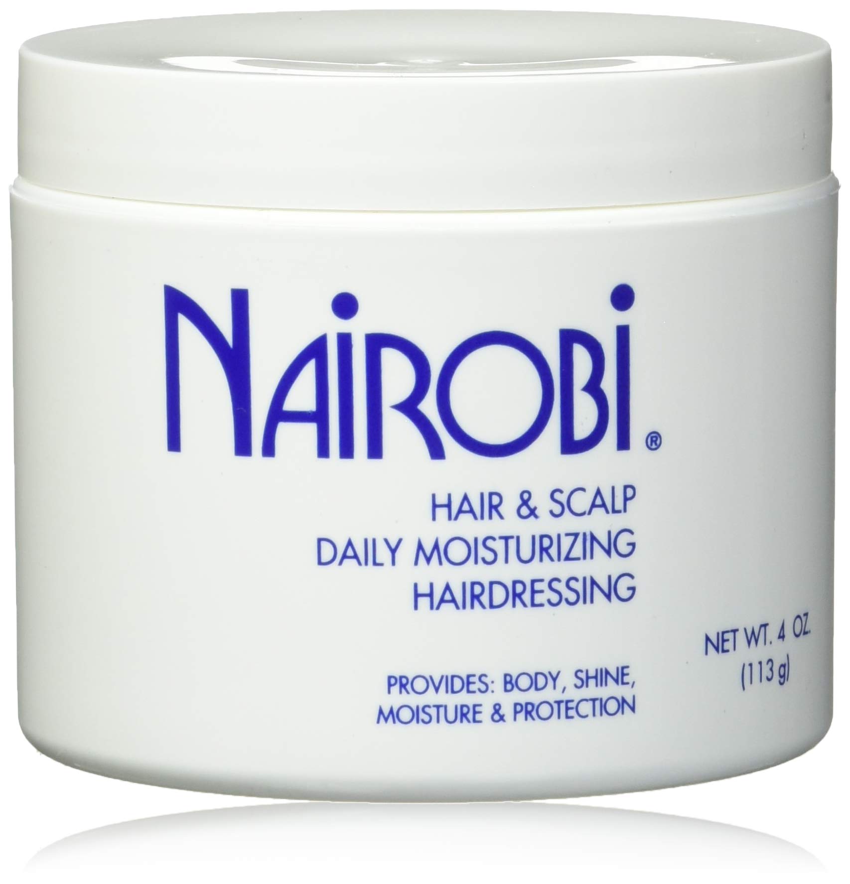Nairobi Hair & Scalp Daily Moisturizing Hairdressing for Men & Women - 4oz | Hydrating Treatment for Dry, Damaged Hair - Perfect for Daily Use at Home or Salon