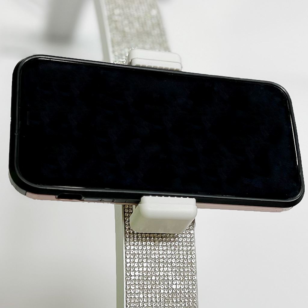 Universal Phone Holder Attachment for Half Moon Nail Lamp - Perfect for Gel Nail Art, Manicures & Pedicures at Home or Salon