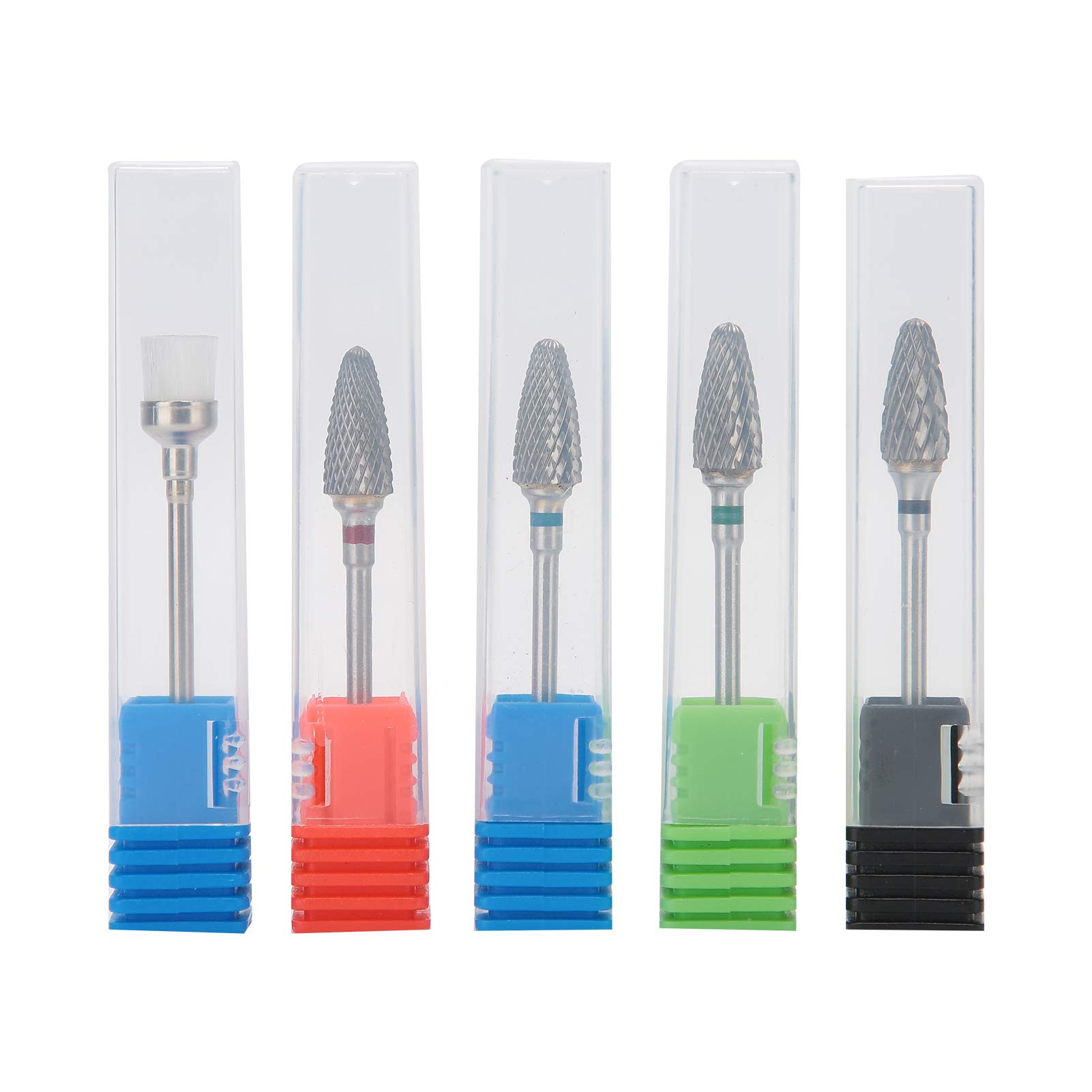 Professional Nail Sanding Heads for Manicure - Universal Nail Grinding Bits for Salon & Home Use - Easy to Use Nail Drill Bits for Acrylic, Gel & Natural Nails - Perfect for Nail Art, Polish Removal & Shaping