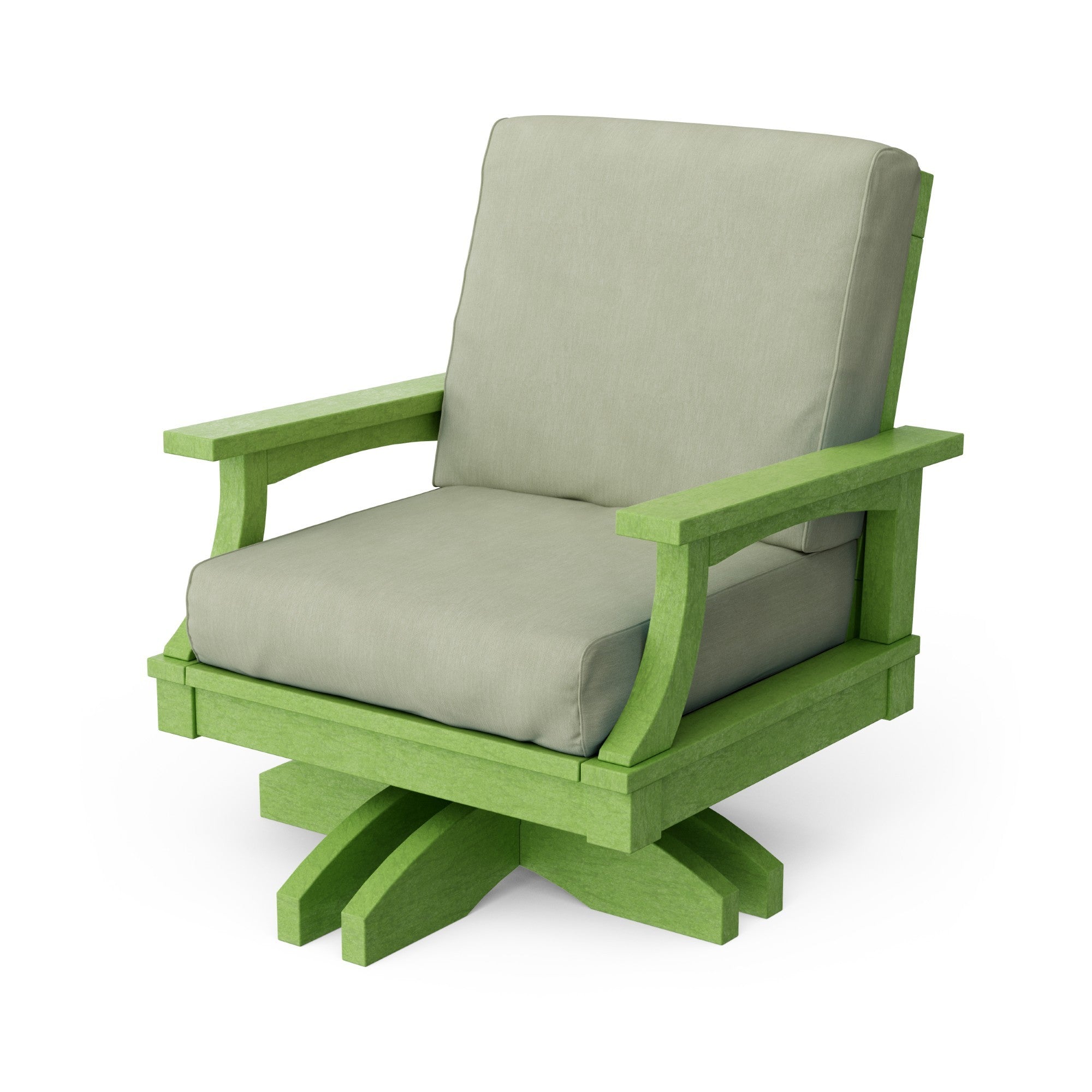 Heritage Deep Seating Swivel Chair - 360° Rotating Patio Lounge Chair with Cushions, Weather-Resistant Outdoor Furniture for Garden, Poolside & Backyard Relaxation