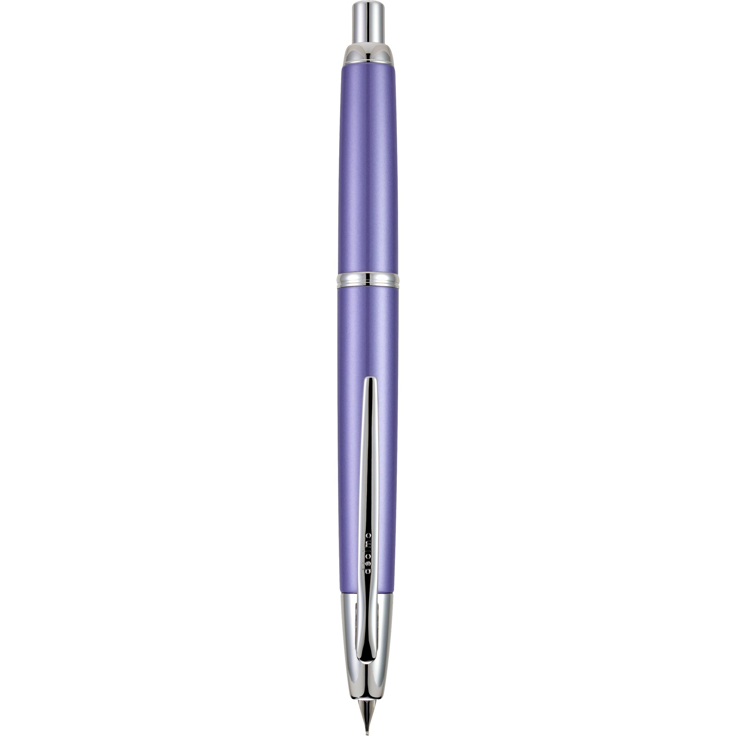 PILOT Vanishing Point Decimo Refillable Retractable Fountain Pen - Purple Barrel with Rhodium Accents, Medium Nib (65344) - Perfect for Office, Journaling & Gift Giving
