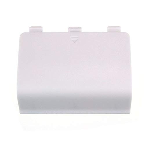 Original Xbox One Wireless Controller Replacement Battery Cover Back Door - White | Compatible with Xbox One S/X Controllers | Easy Installation for Gaming & Home Use