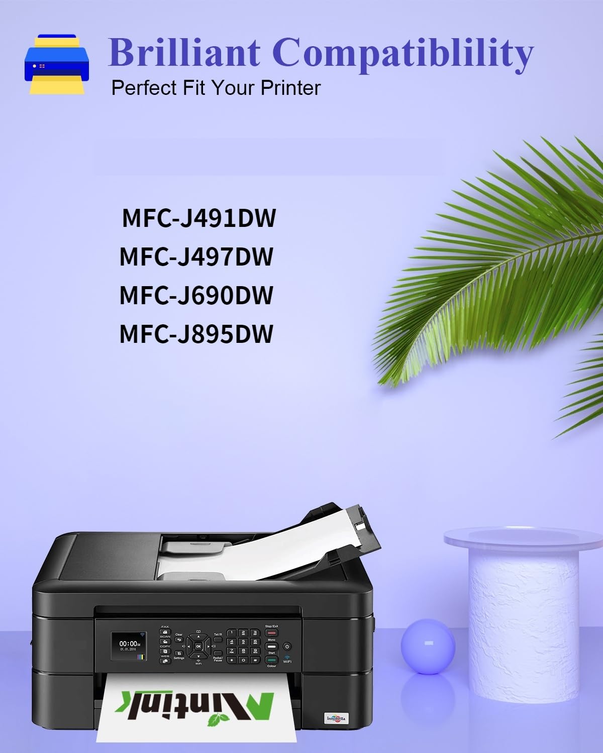 Brother LC3013XL Yellow Ink Cartridge Replacement (3-Pack) - Compatible with MFC-J491DW, MFC-J497DW, MFC-J690DW, MFC-J895DW Printers - High-Quality 3013Y Ink for Home & Office Printing Needs