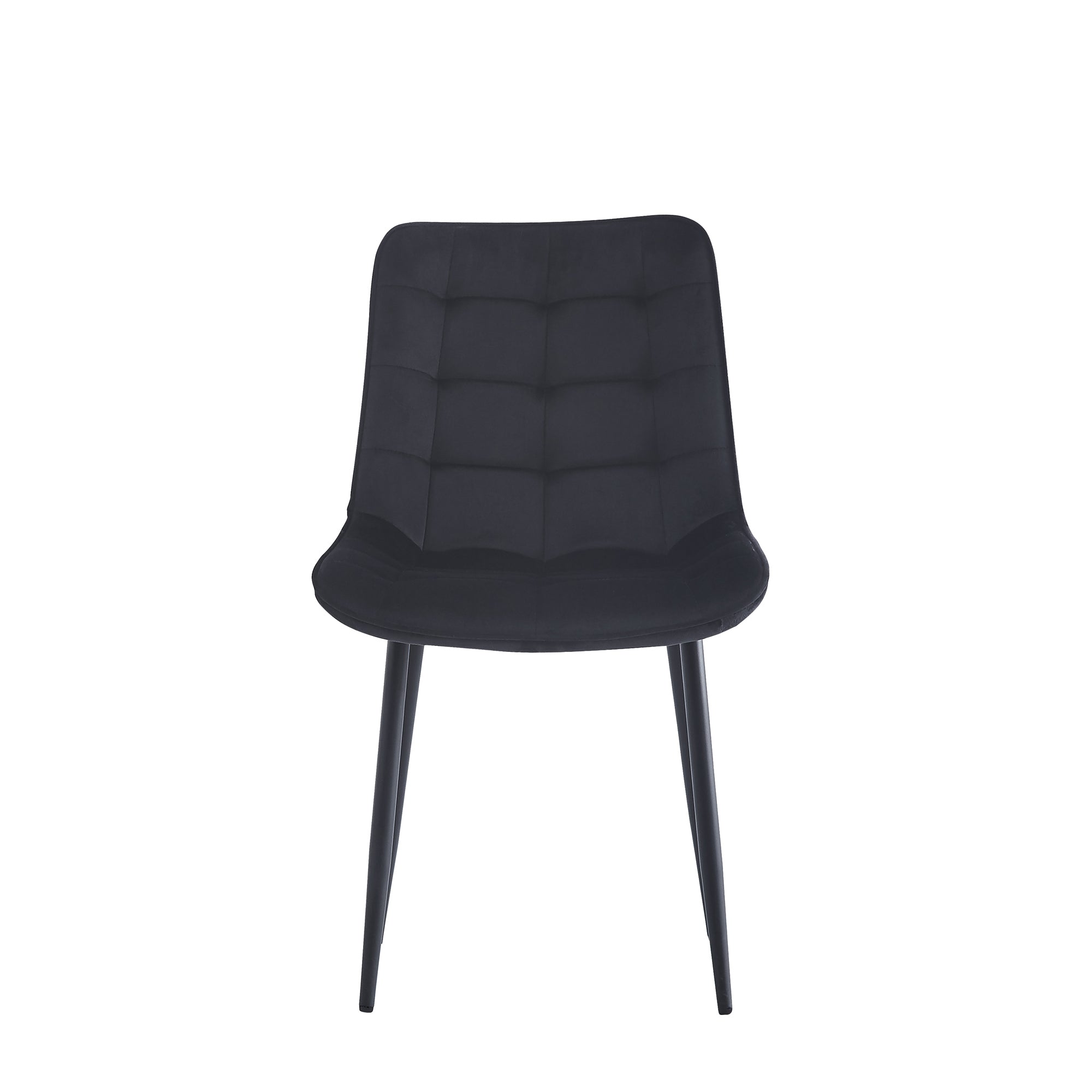 Modern Black Dining Chairs Set of 2 - Contemporary Style with Easy Assembly for Restaurants, Cafes, Offices & Living Rooms - Perfect for Home Dining & Commercial Spaces