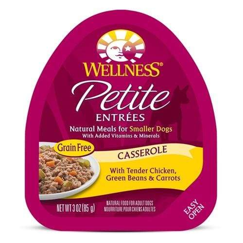 Premium Wellness Small Breed Wet Dog Food - Tender Chicken, Green Beans & Carrots Recipe in 3oz Cans | Healthy Meal for Toy & Miniature Dogs | Perfect for Senior Pets or Post-Surgery Recovery