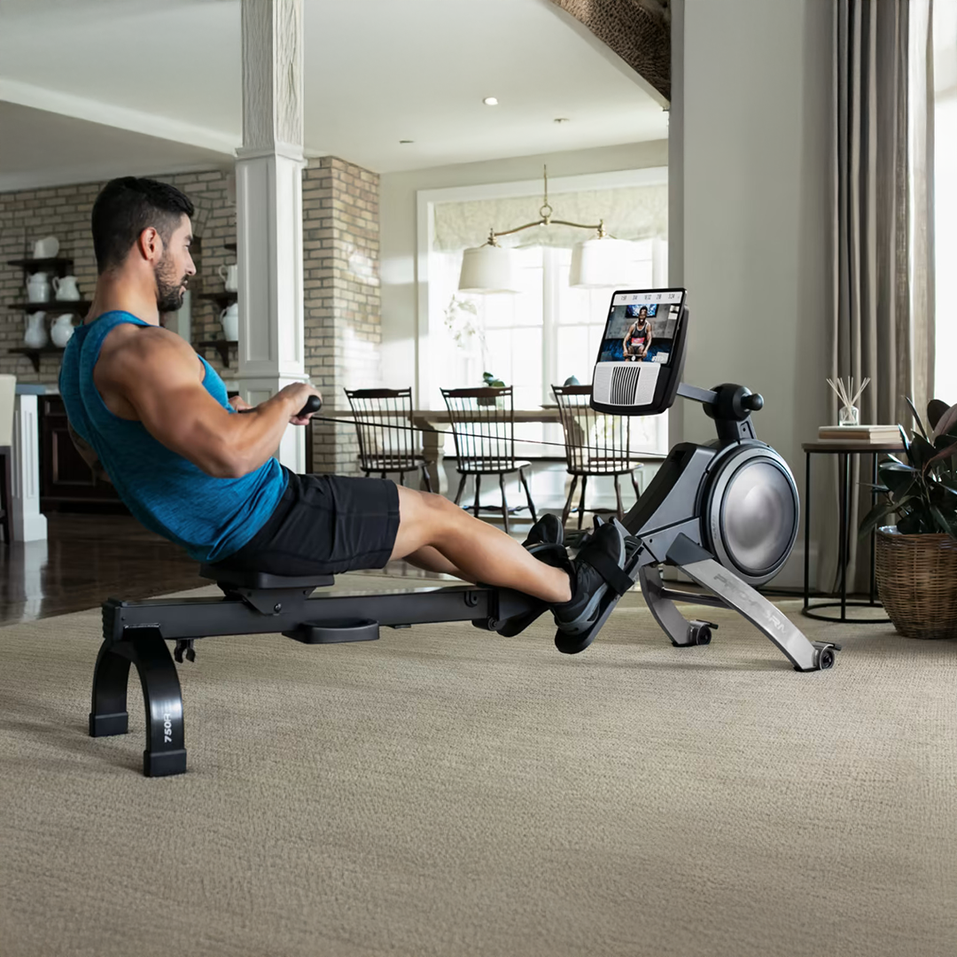 Proform Pro 750R Rower (PFRW58125C) - Premium Home Rowing Machine for Full-Body Workout, Cardio Training & Weight Loss - Perfect for Home Gym, Fitness Enthusiasts & Indoor Exercise
