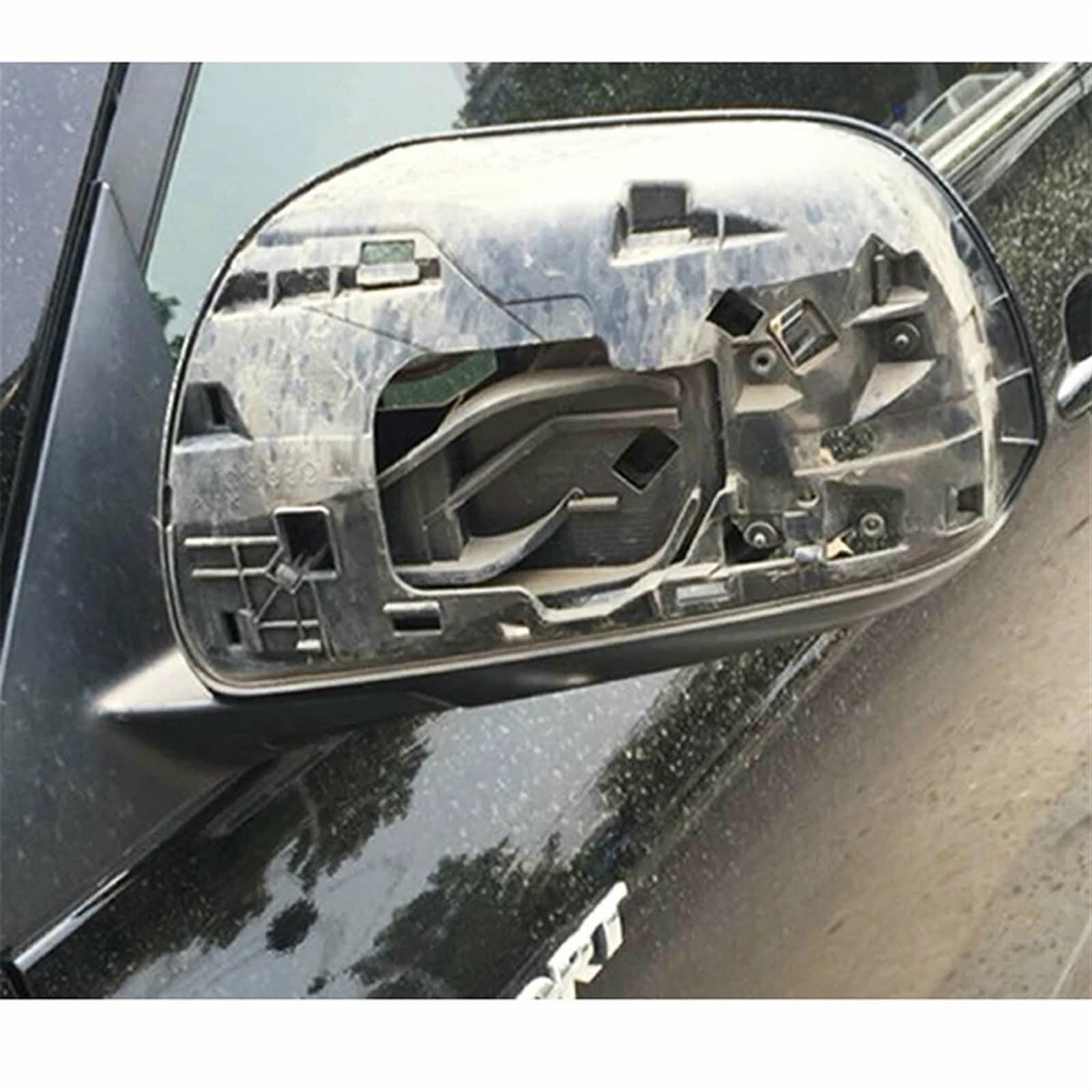 2008-2013 Toyota Highlander Rear View Mirror Cover Set (2-Piece) - ABS Plastic Left & Right Side Door Wing Mirror Trim Caps | Weatherproof Protection & Enhanced Style for Daily Commuting & Road Trips