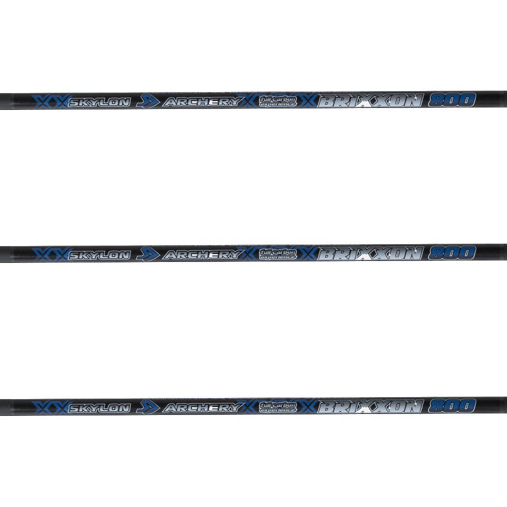 Premium Skylon Brixxon Carbon Fiber Arrows - High Performance Hunting & Target Shooting Arrows for Compound & Recurve Bows - Perfect for Outdoor Sports, 3D Archery & Bowfishing