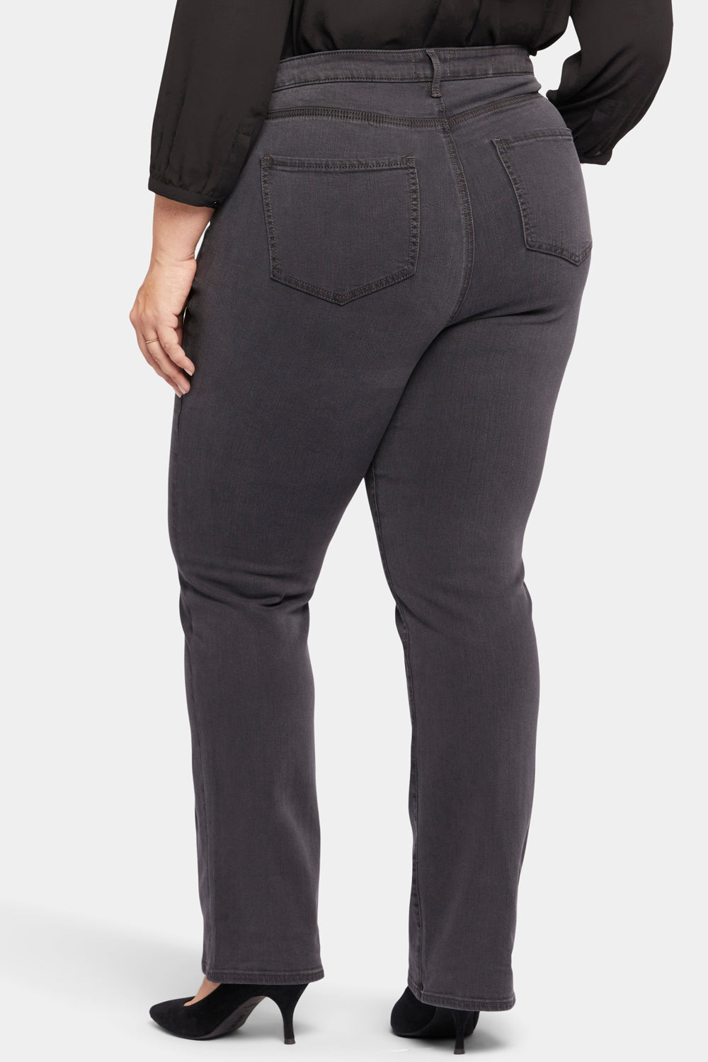 Barbara Bootcut Jeans for Women - Plus Size Stretch Denim Pants (Sierra Wash) | Comfortable & Stylish for Casual Wear & Office Outfits