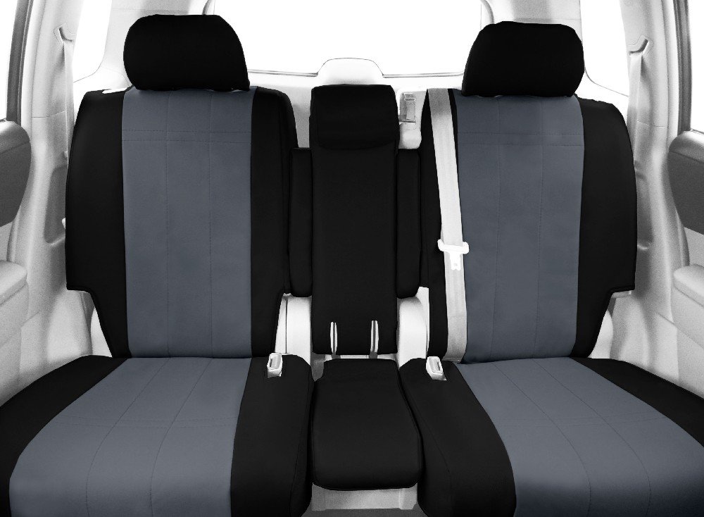 CalTrend 40/20/40 Split Bench Seat Covers for 2000-2005 Chevy Astro & GMC Safari - Durable Cordura Fabric in Charcoal/Black | Perfect for Off-Roading, Camping & Everyday Protection