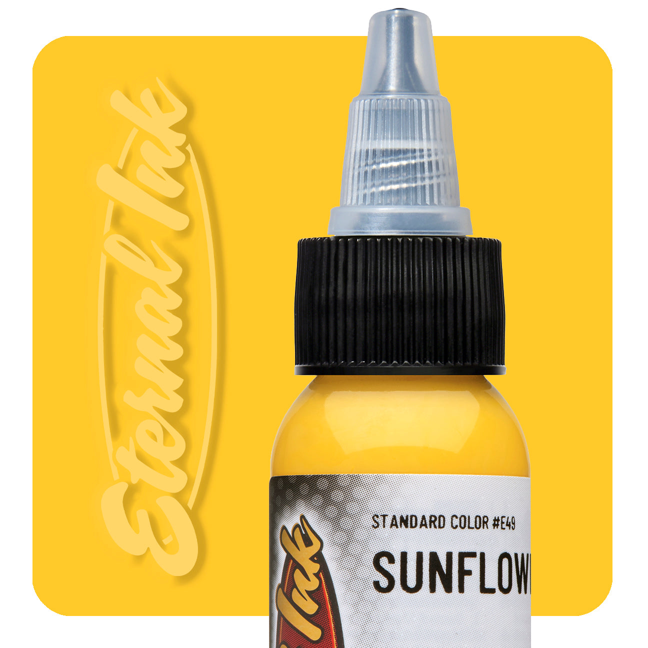 Eternal Sunflower Ink - Premium Long-lasting Tattoo Ink for Professional Artists - Perfect for Tattoo Studios, Body Art, and Permanent Makeup