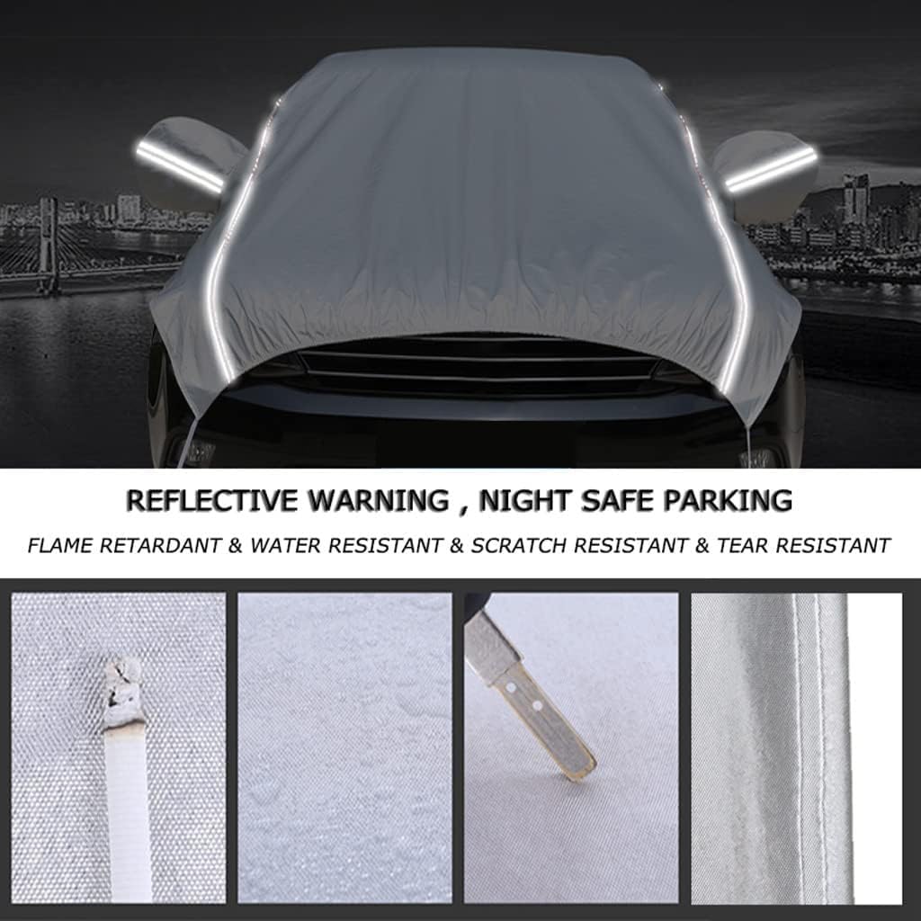 Waterproof Anti-Hail Car Cover for Cupra Formentor SUV - All Weather Windproof Half Top Cover for Outdoor Protection Against Ice, Snow & Hail - Perfect for Winter Storage & Extreme Weather Parking