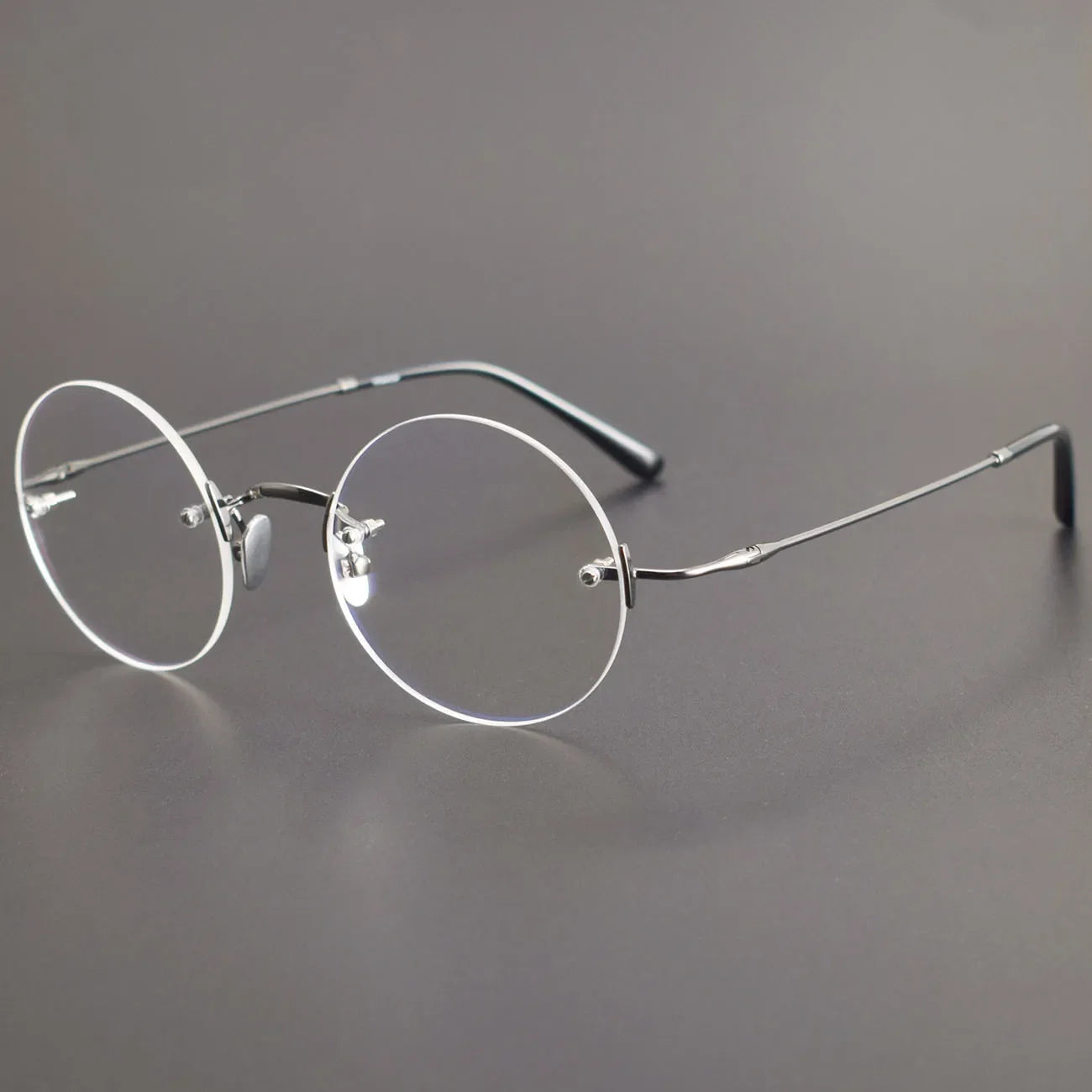 Aror Women's Rimless Round Oval Titanium Eyeglasses Frame 45297 - Lightweight Comfortable Glasses for Reading, Working & Daily Wear