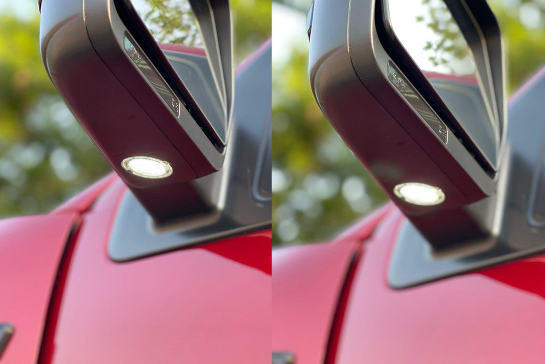 FORD TRUCKS XB LED MIRROR PUDDLE LIGHTS - Waterproof Super Bright LED Lights for F150 F250 F350 - Enhance Visibility & Safety for Night Driving, Parking, and Off-Road Adventures