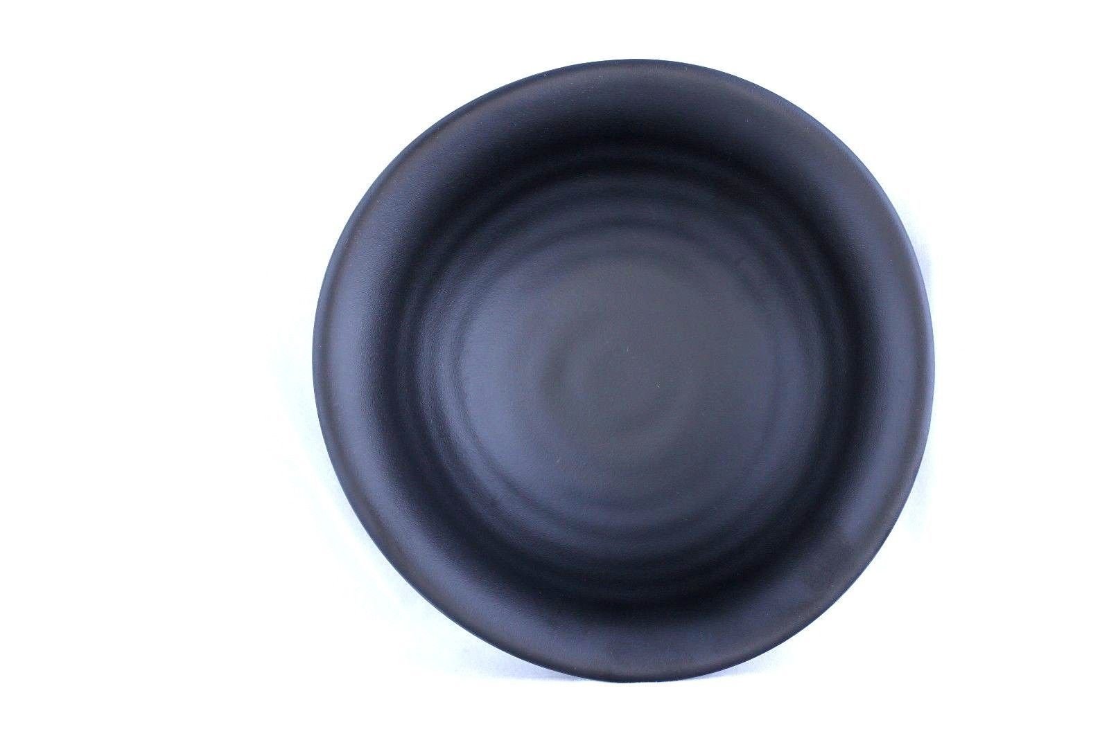 Lucky Star 8 oz Black Melamine Soy Sauce Dish - Round Sushi Sashimi Wasabi Dipping Plate for Japanese Cuisine, Snacks & Asian Appetizers - Perfect for Restaurants, Home Dining & Party Serving (5-3/4 Inch, Set of 80)