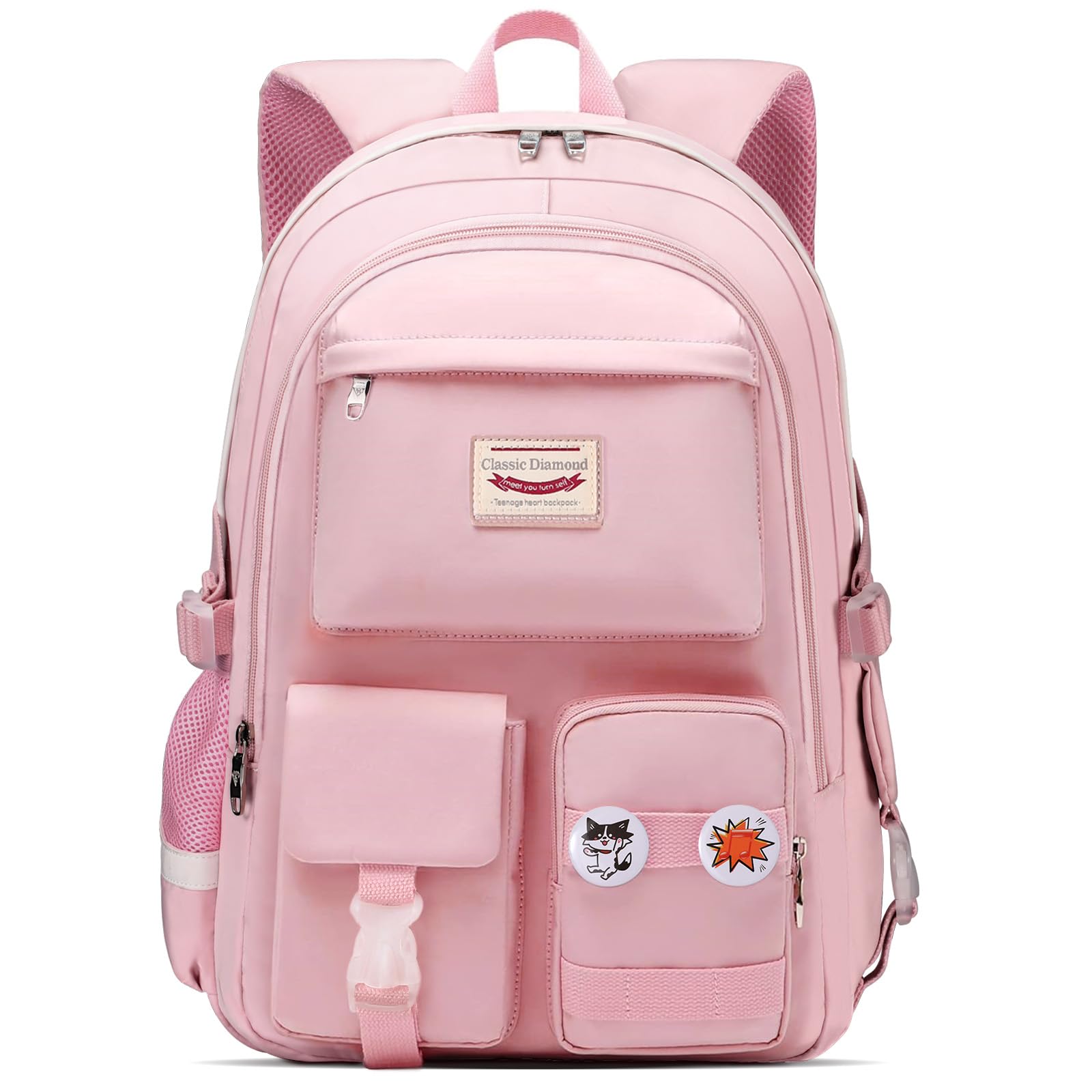 SCIONE 15.6 Inch Anti-Theft Laptop Backpack for Women & Girls - Durable School Backpack for College, Travel & Work - Perfect Bookbag for Students, Teens & Daily Commuters (Great for School, Office & Business Trips)