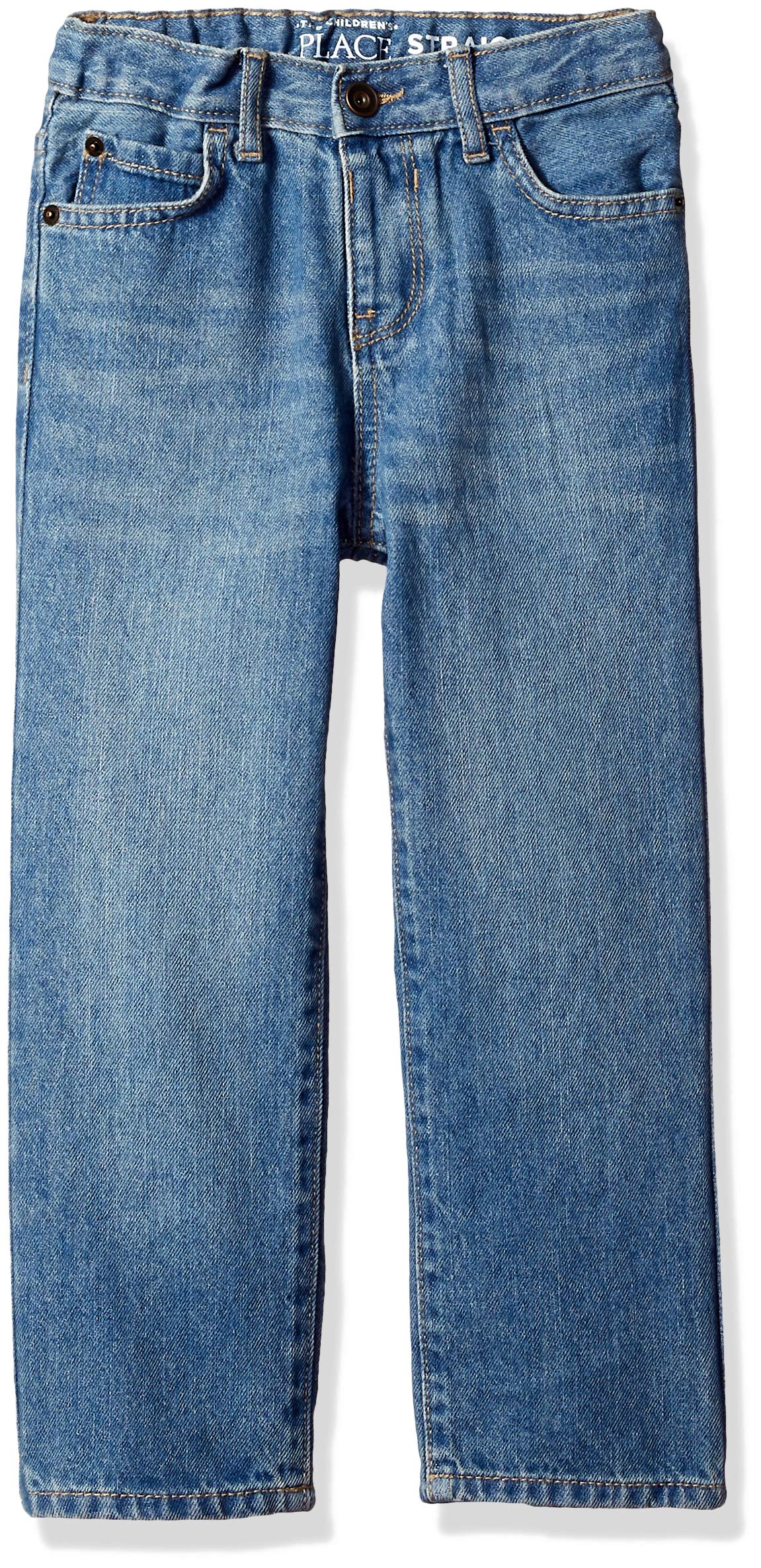 The Children's Place Baby Boys' Straight Leg Jeans - Soft Comfortable Denim Pants for Toddlers 12-24 Months | Perfect for Playtime, Daycare & Casual Outings