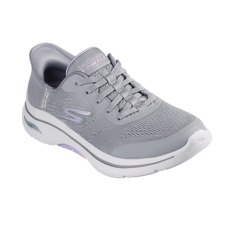 Skechers Go Walk Arch Fit 2.0 Slip-On Walking Shoes for Women - Comfortable & Supportive Sneakers for Walking, Travel & Everyday Wear - Style #125319/GYLV