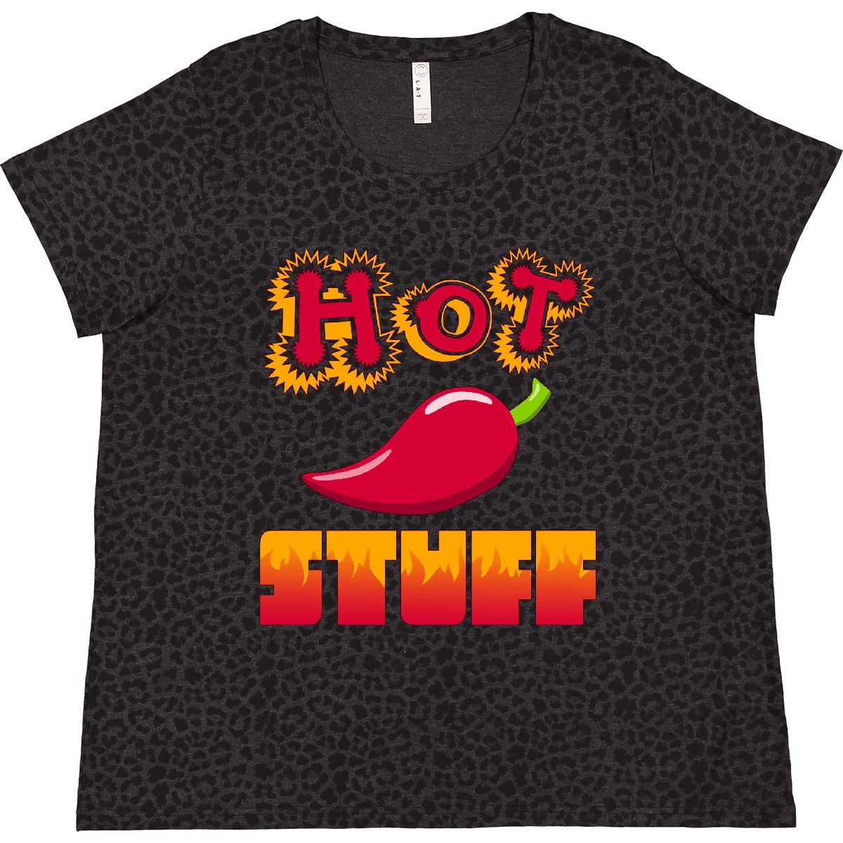 Inktastic Hot Stuff Women's Plus Size T-Shirt - Comfortable & Stylish Graphic Tee for Casual Wear, Lounge & Everyday Outfits