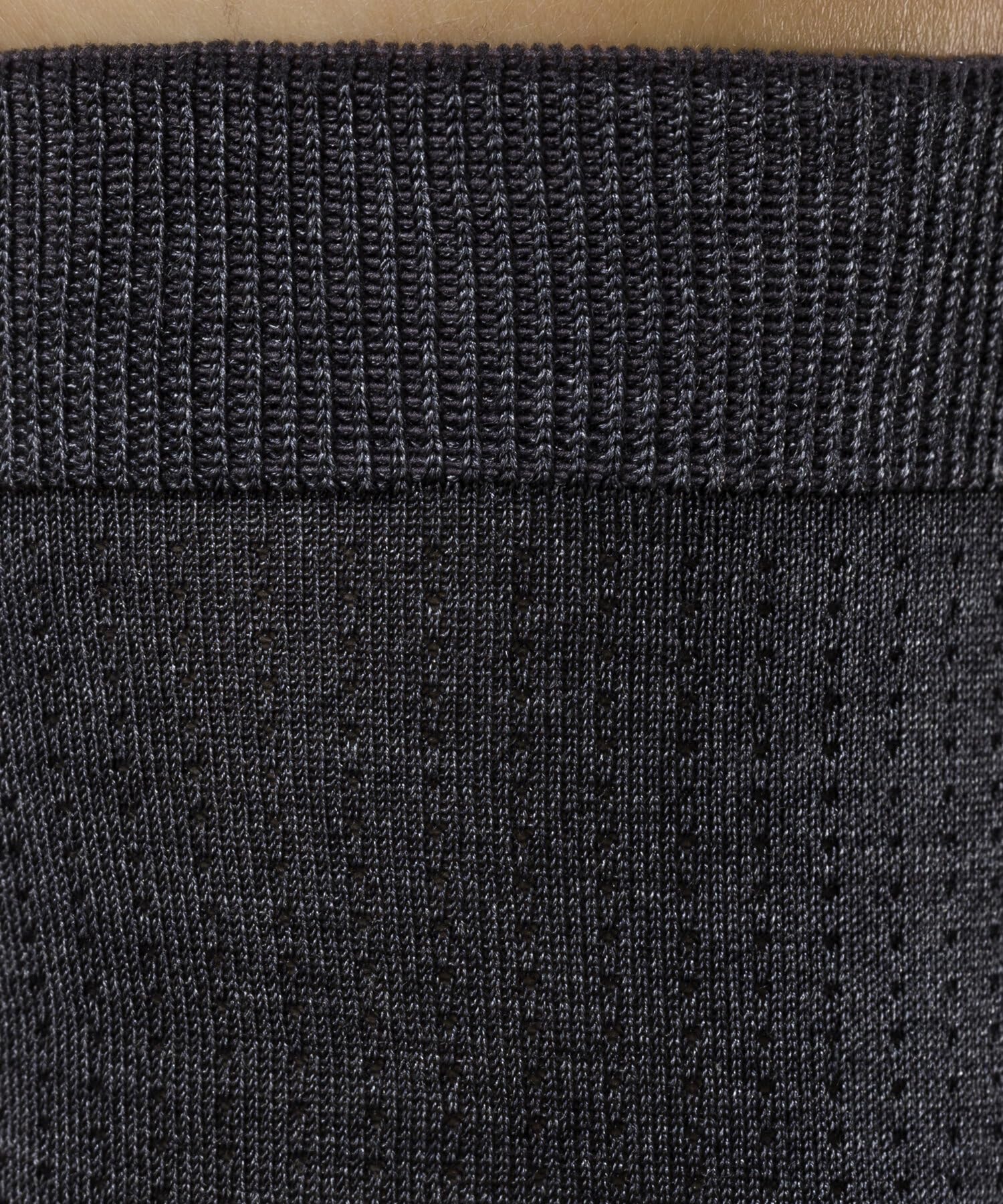 FALKE Women's No. 2 Finest Silk Socks - Premium Grey (Asphalt 3705) Size 8-9, 1 Pair - Luxury Comfort for Everyday Wear & Special Occasions