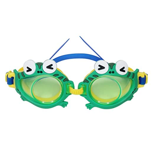Kids Swimming Goggles with Cartoon Characters - Anti-Fog UV Protection Swim Goggles for Children - Perfect for Pool, Beach & Swimming Lessons