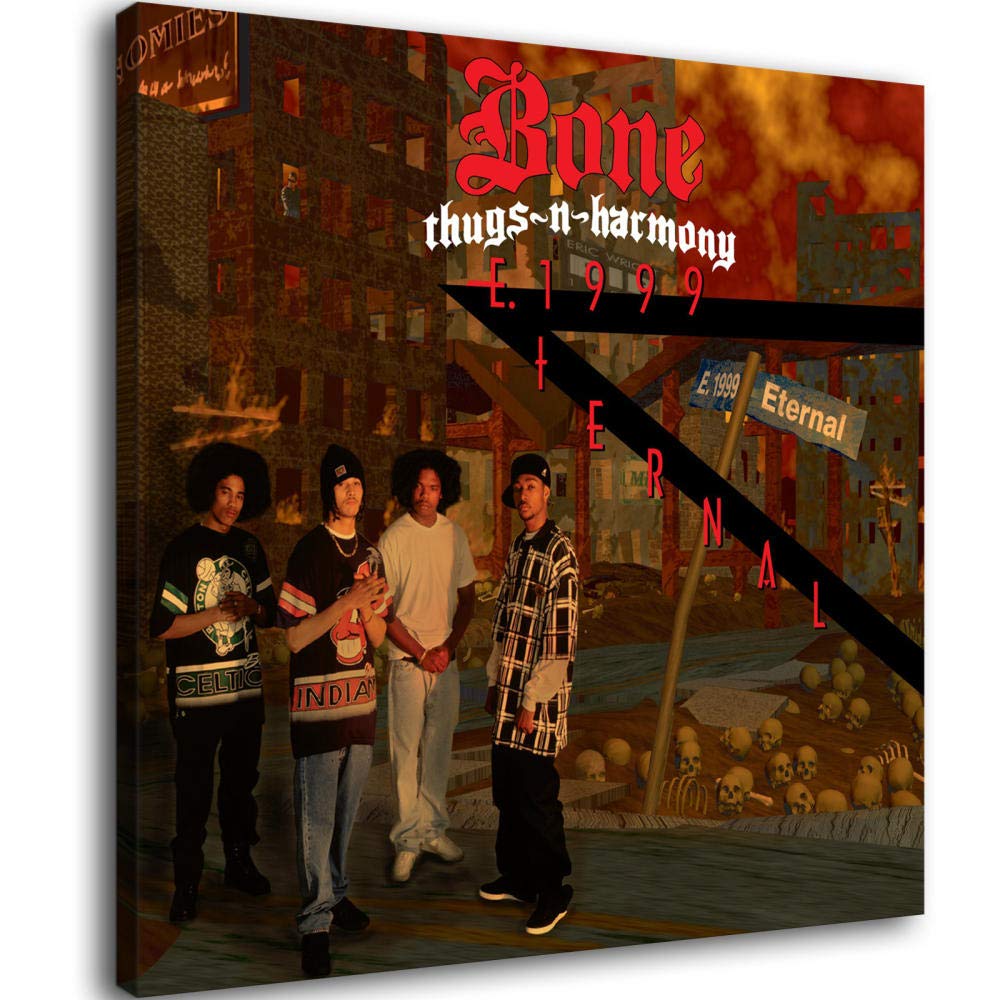 Bone Thugs n Harmony East Canvas Art Poster - Modern Wall Art Picture Print for Bedroom & Living Room Decor - Perfect for Music Fans & Hip Hop Home Decor