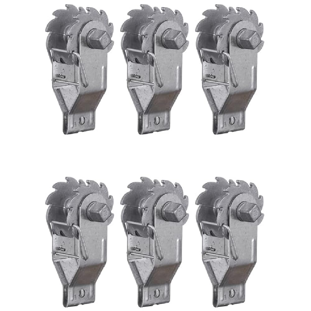 Heavy Duty Electric Fence Wire Strainer - 6PCS Inline Wire Tensioner Kit for Farm Fence, Livestock Fence & Agricultural Use - Durable Wire Ratchet Tensioner for Secure Fence Installation & Maintenance