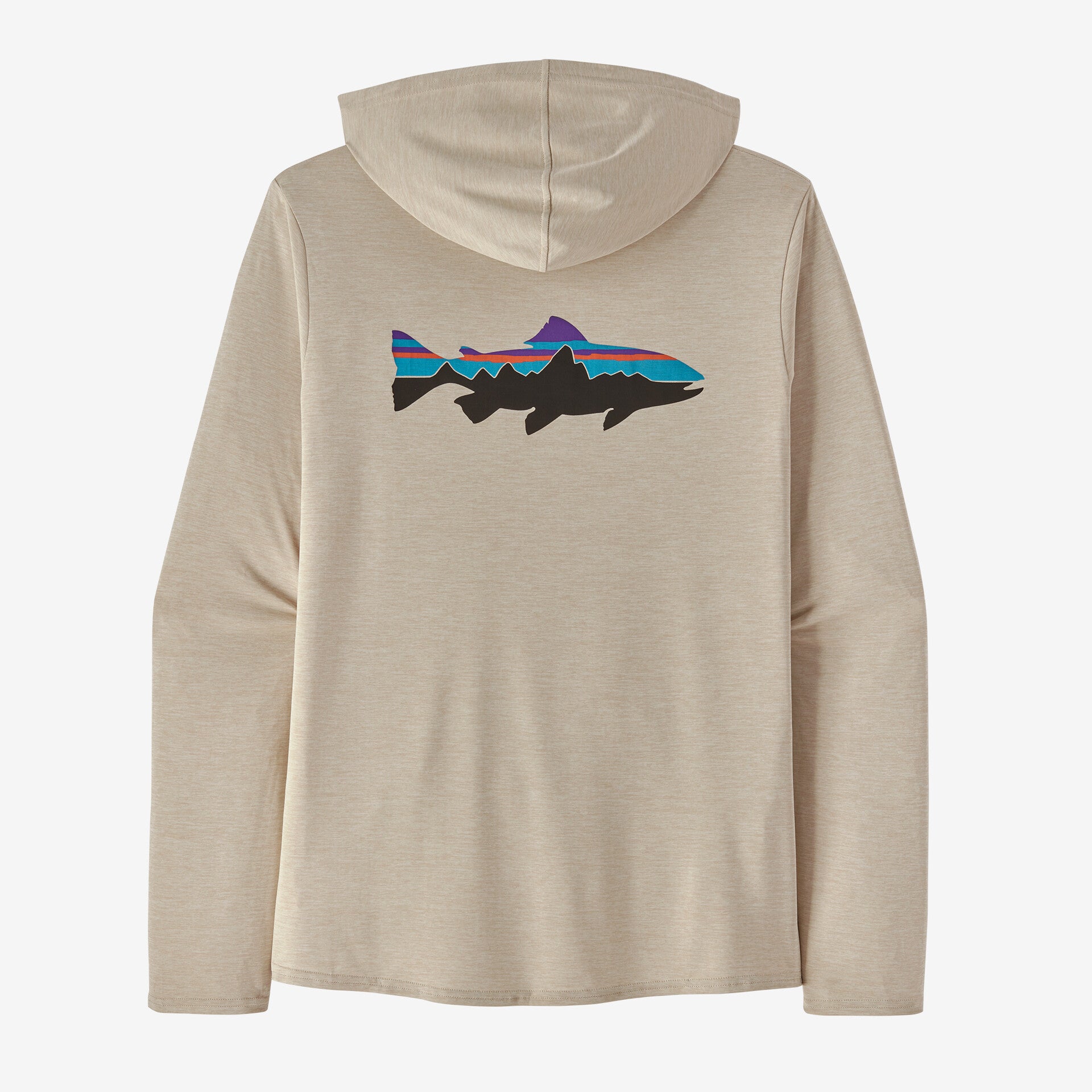 Capilene® Cool Daily Graphic Hoody for Men - Lightweight & Breathable Hooded Sweatshirt - Perfect for Hiking, Running & Outdoor Activities