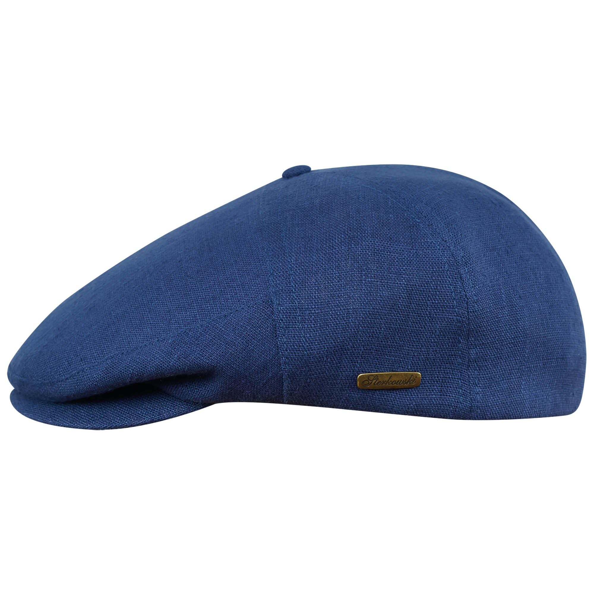 Sterkowski Swede Cap - 100% Linen Flat Cap for Men & Women | Breathable 5-Panel Summer Hat | Lightweight Unlined Design for Outdoor Activities, Travel & Casual Wear