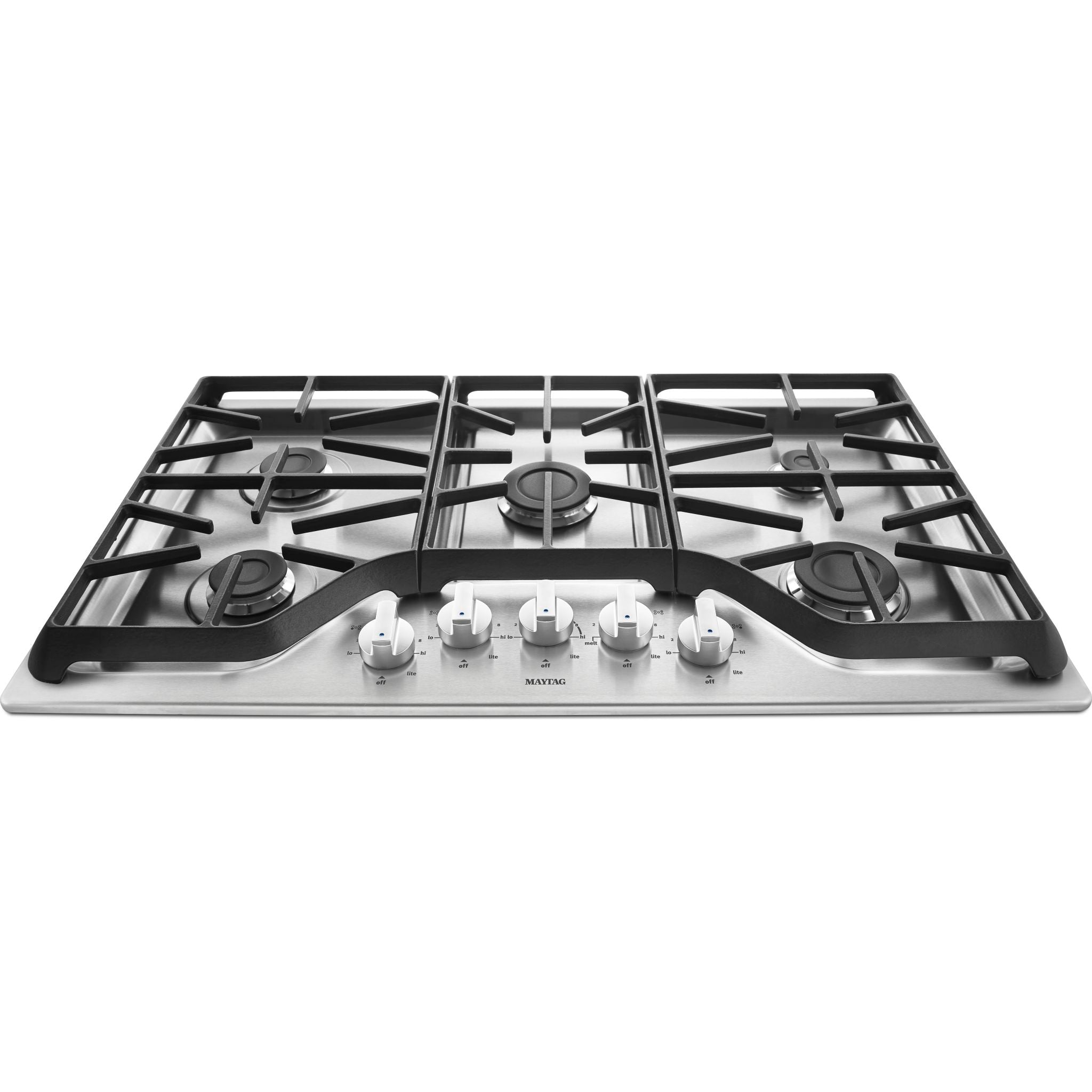 Maytag 36 Inch Gas Cooktop - MGC7536DS Stainless Steel Professional Range with 5 Sealed Burners - Perfect for Home Kitchen & Cooking Enthusiasts
