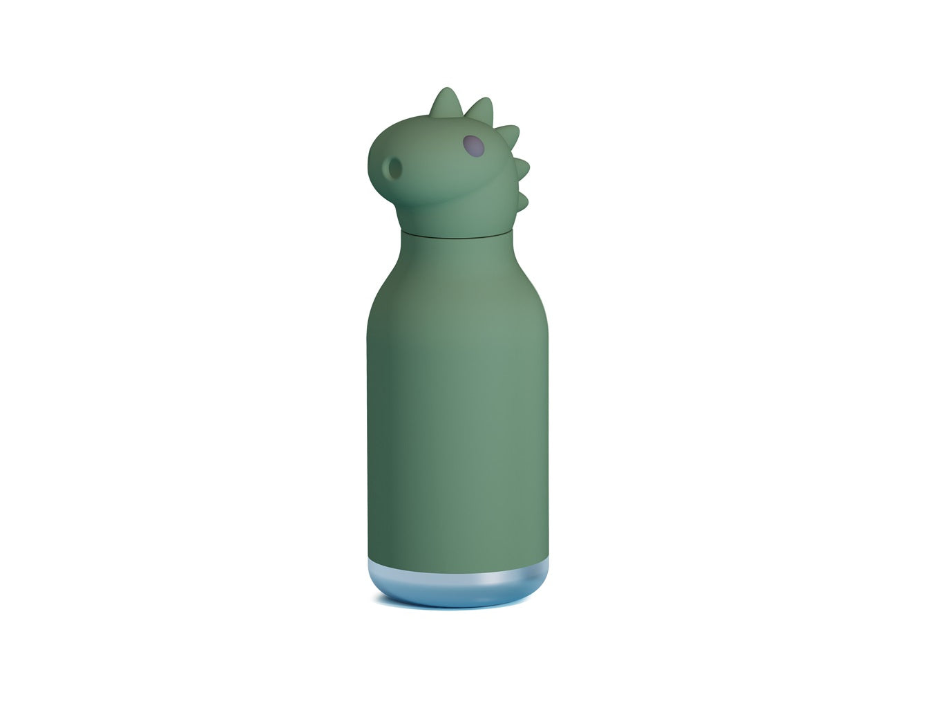 Asobu Bestie Dinosaur Double Wall Insulated Water Bottle 460ML (15.5oz) - BPA Free Leak Proof Stainless Steel Kids Water Bottle for School, Outdoor Activities & Travel - Green