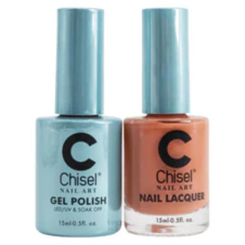 Professional Chisel Matching Gel & Lacquer Duo Set - Solid 87 Colors for Nail Art | Perfect for Salon, Home Manicures & DIY Nail Designs