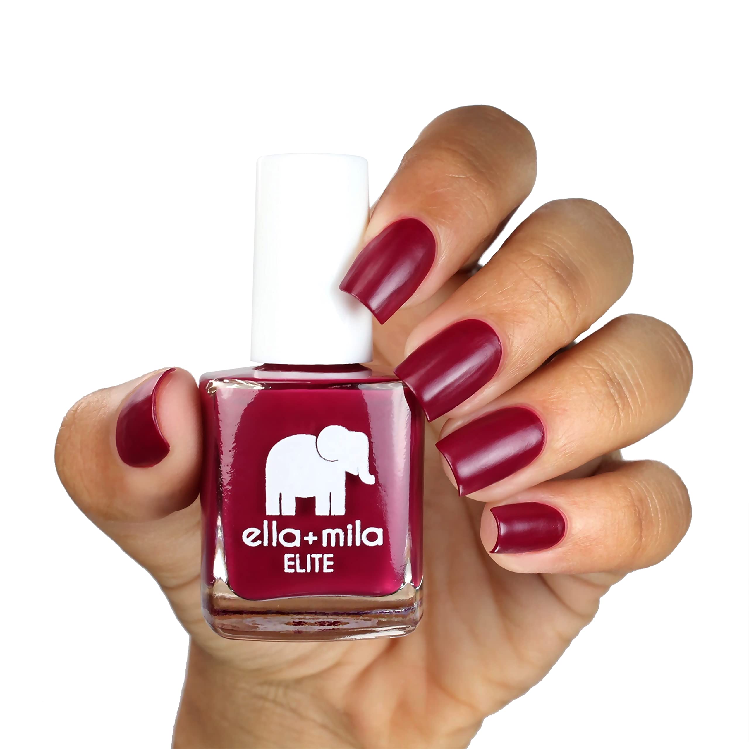 Ella+Mila Professional Nail Polish Set - 10 Pack Quick Dry, Long-Lasting & Chip Resistant Nail Polish Kit (Elite Collection A, 0.45 fl oz each) - Perfect for Salon, Home Manicures & Gift Giving