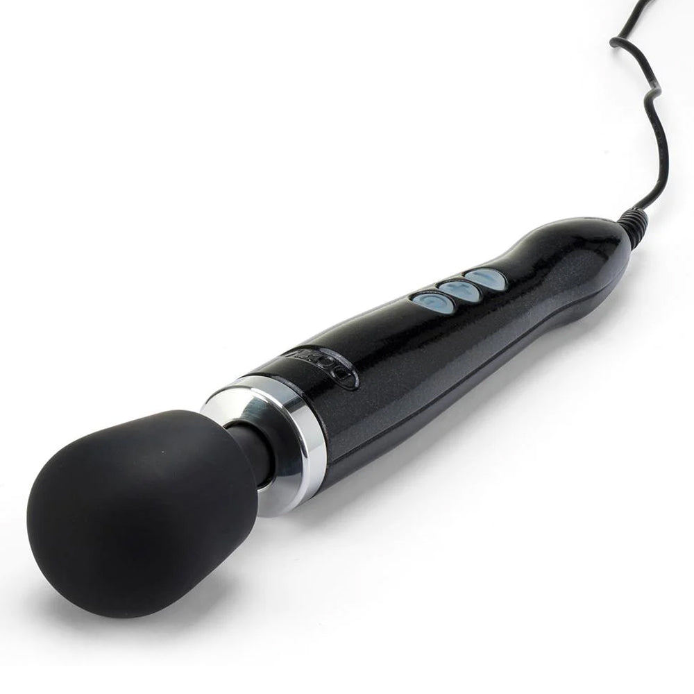 Premium Doxy Die Cast Solid Metal Plug-In Vibrating Wand Massager - Powerful Personal Massage for Relaxation & Intimate Pleasure - Perfect for Home Spa & Couples Time
