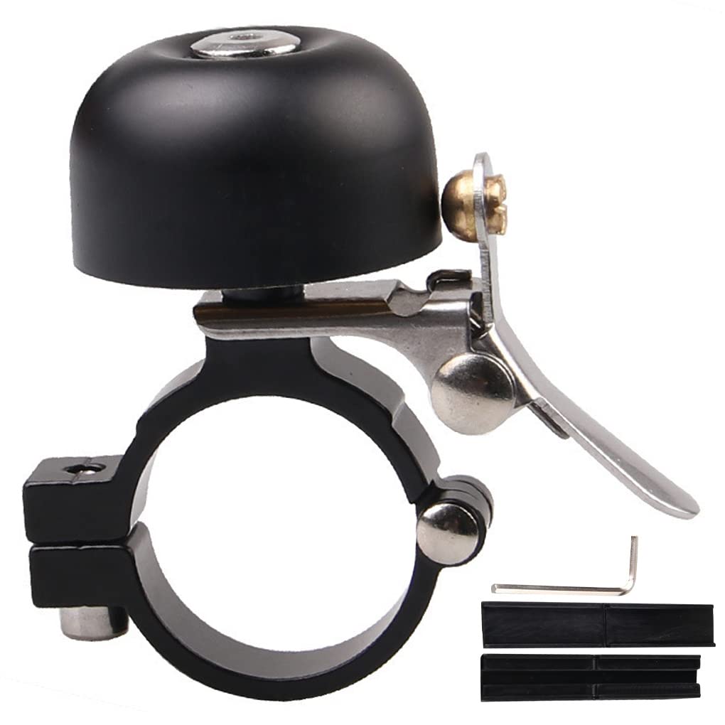 Loud Bike Bell for Adults - Classic Bicycle Handlebar Bell for Road & Mountain Bikes - Durable Cycling Safety Accessory for Commuting, Trail Riding & Urban Cycling