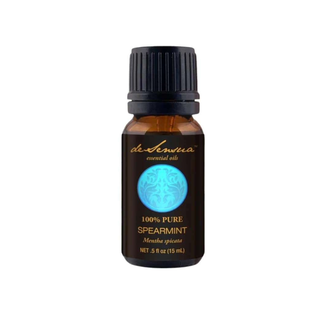 100% Pure Spearmint Essential Oil - 15mL (0.5 oz) for Aromatherapy, Diffusers & Massage | Natural Stress Relief & Focus Booster