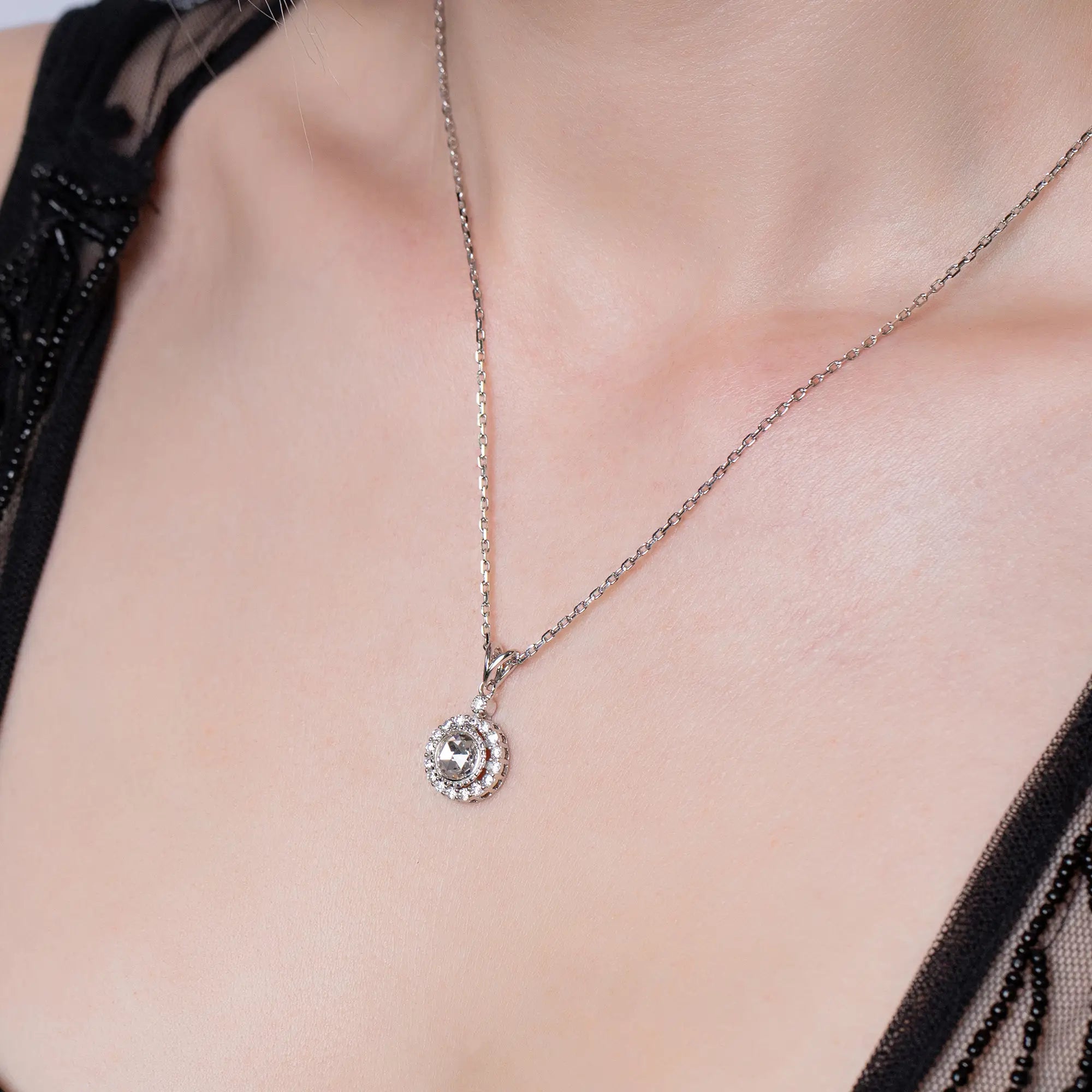 Moonstone Necklace for Women - Healing Crystal Jewelry for Spiritual Protection & Positive Energy - Perfect for Meditation, Yoga & Everyday Wear