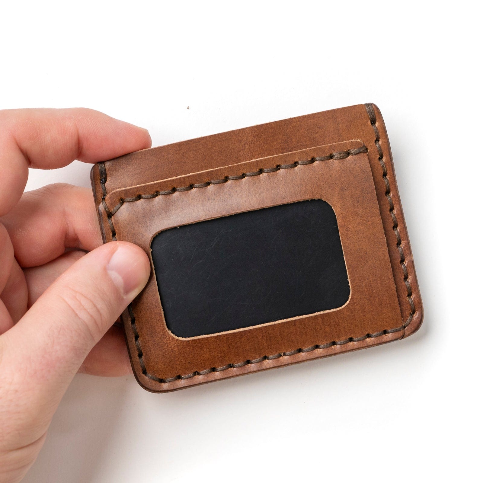 Genuine Leather RFID Blocking ID Wallet for Men & Women - Slim Bifold Card Holder for Travel, Business & Everyday Use